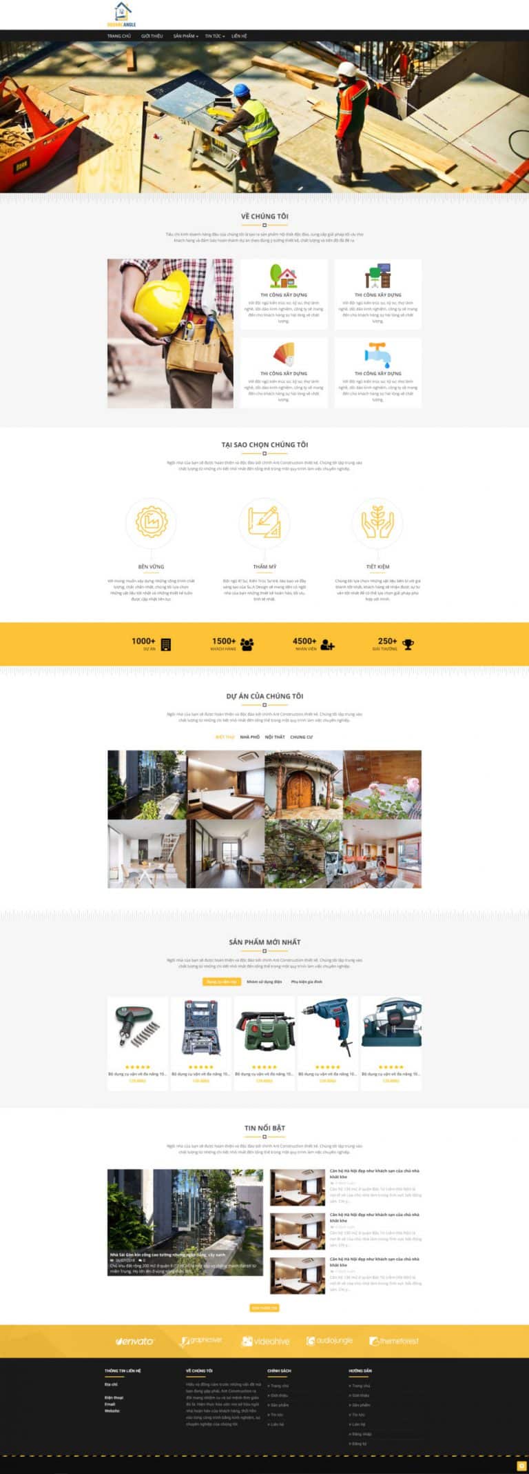 Mẫu website xây dựng 04