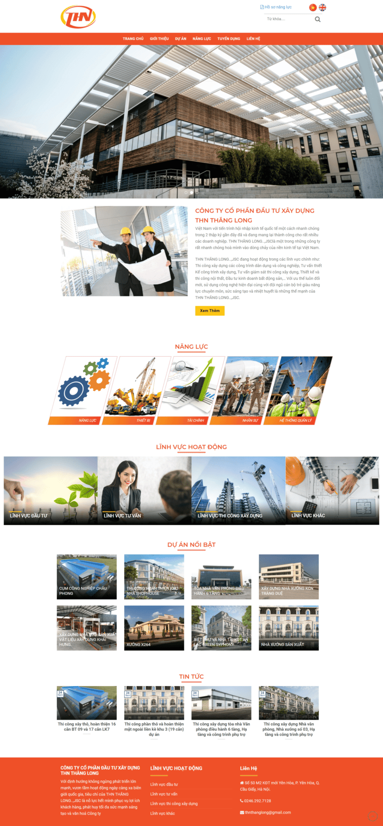 Mẫu website xây dựng 01