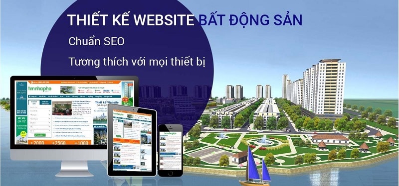 thiet ke website bat dong san