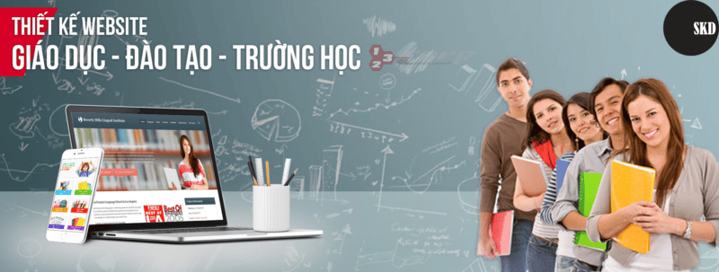 thiet ke website giao duc - truong hoc