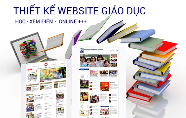 thiet ke website giao duc - truong hoc