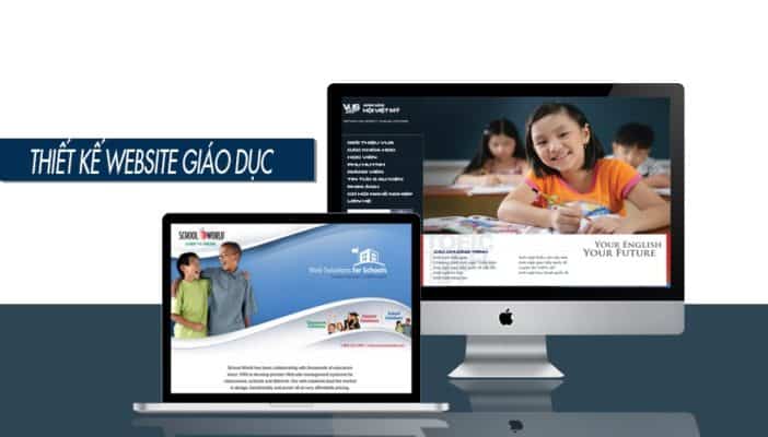 thiet ke website giao duc - truong hoc