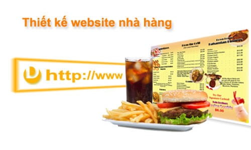 hiet ke website nha hang