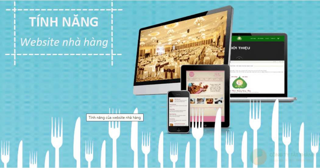 tính năng chính khi thiết kế website nhà hàng