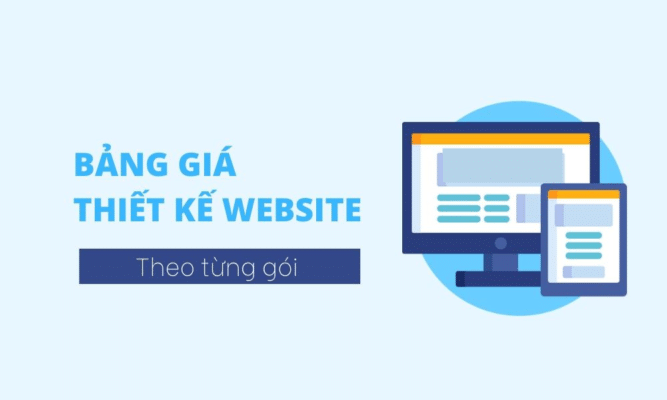 bảng giá thiết kế website