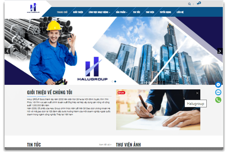 quy trình thiết kế website xây dựng