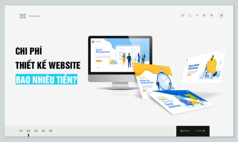 giá thiết kế website